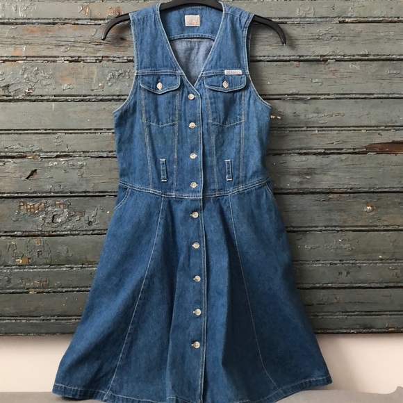 Vintage Denim Dress - Picture 2 of 6